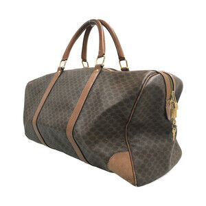 Celine Brown Boston Macadam Handbag Tote Bag